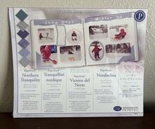 Creative Memories Mounting Paper  Northern Tranquility  12 Sheets New Sealed