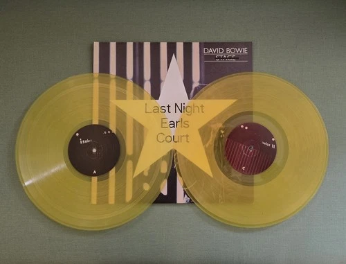 David Bowie - Stage 2x LP Yellow Vinyl LP