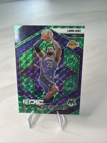 2024-25 Panini Mosaic - Epic Performers LeBron James #2 Green Mosaic Prizm