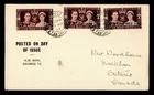 DR WHO 1937 BRITISH MOROCCO TANGIER OVPT FDC KGVI CORONATION M70778