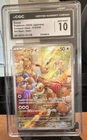 Pokémon CGC Gem Mint 10 Eevee 078/066 Crimson Haze Art Rare Holo Japanese 2024