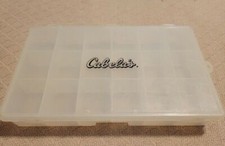 Cabela's Clear Plastic 18 Compartment Utility Box/ Tackle Box