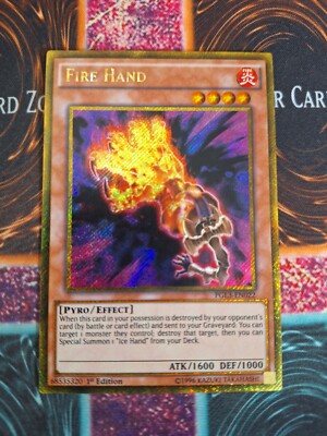 yugioh fire hand deck DLCS-EN048 Yu-Gi-Oh! Card Fire and Ice hand DECK