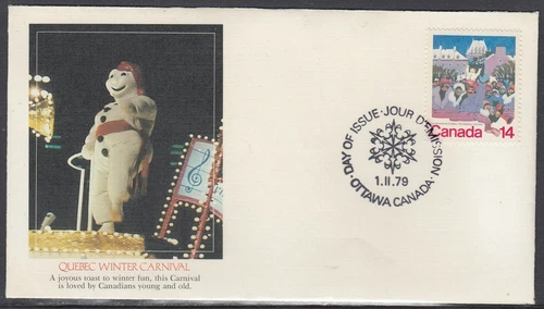 Canada Scott 780 Fleetwood FDC - Quebec Carnival