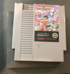 Wizards & Warriors (Nintendo Entertainment System, 1987) NES gioco scatola e manuale