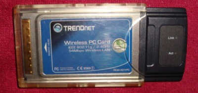 TRENDnet 54Mbps Wireless G PC Card TEW-421PC