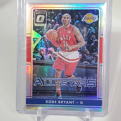 2016 Donruss Optic All Stars Kobe Bryant Holo Prizm Silver 1st Year Optic Made 