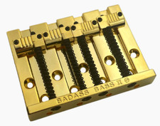 Gold Leo Quan Badass II Bass Bridge 4-string Fender P/Jazz Bass® BB-3342-002