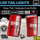 <!--F#f_0-->2x Trailer lights 20 LED tail light Truck Camper UTE Caravan rear Stop Indicator<!--F/-->