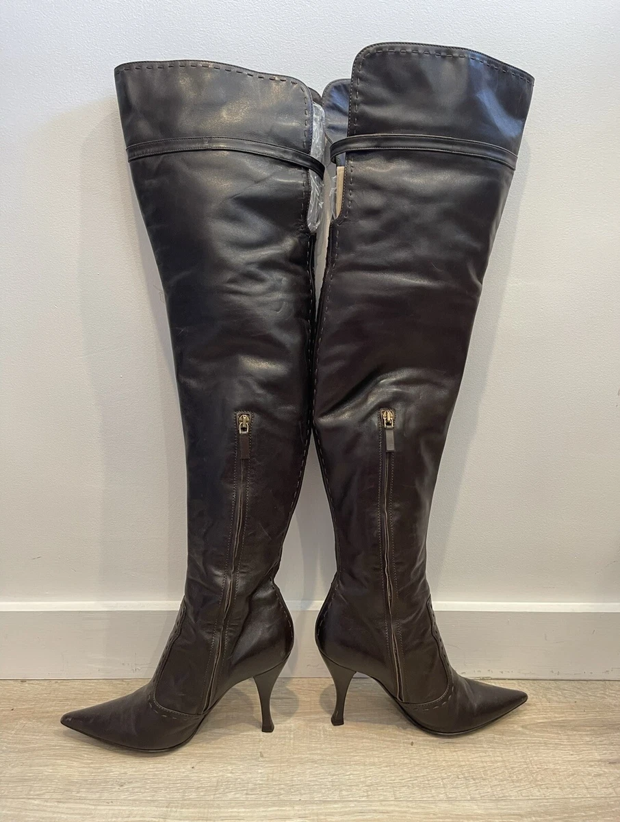 Sergio Rossi Thigh High Over The Knee Boots