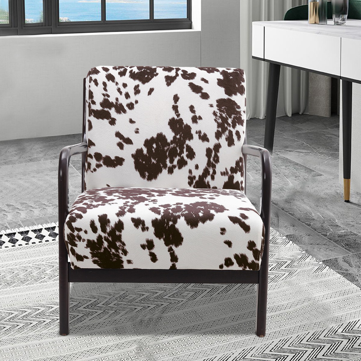 Cowhide Chair Cow Print Accent Chair Cowhide Print Accent Chair