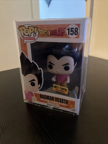 Funko Pop Dragon Ball Z Badman Vegeta #158 Hot Topic Exclusive - Protective Case