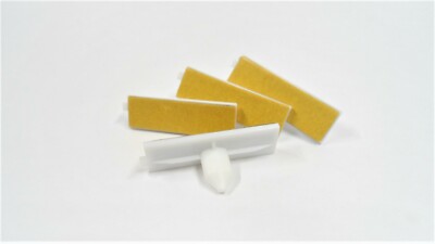 4 NEW UPPER WINDSHIELD ADHESIVE CLIPS! FOR HONDA & ACURA ACCORD CR-V CIVIC ETC!!