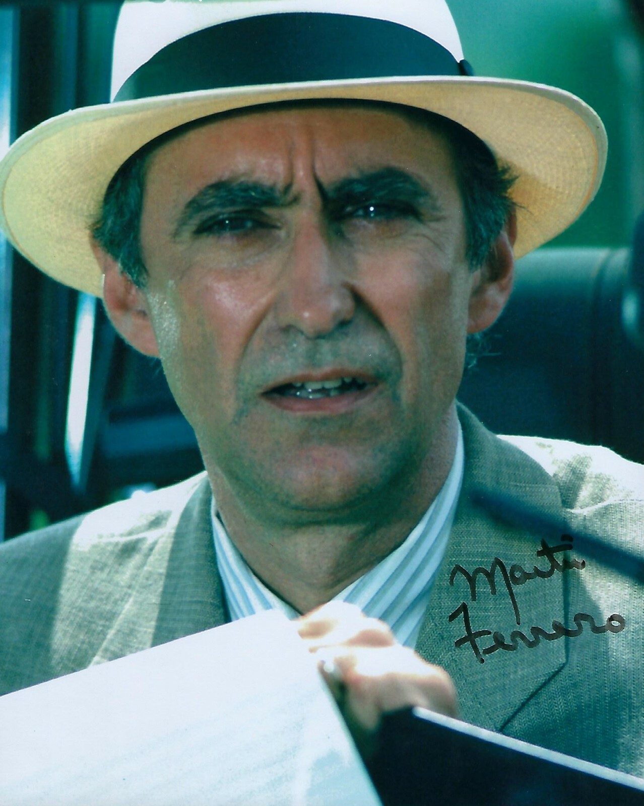 Gfa Jurassic Park Gennaro Martin Ferrero Signed 8x10 Photo Mf7 Coa Ebay