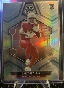 2024 Panini Mosaic Football TREY BENSON #360 Rookie SILVER PRIZM - Cardinals