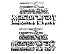 MASTERCRAFT 190 BOAT HULL GRAPHICS KIT SKI DECAL STICKER SET L@@K 2 Color