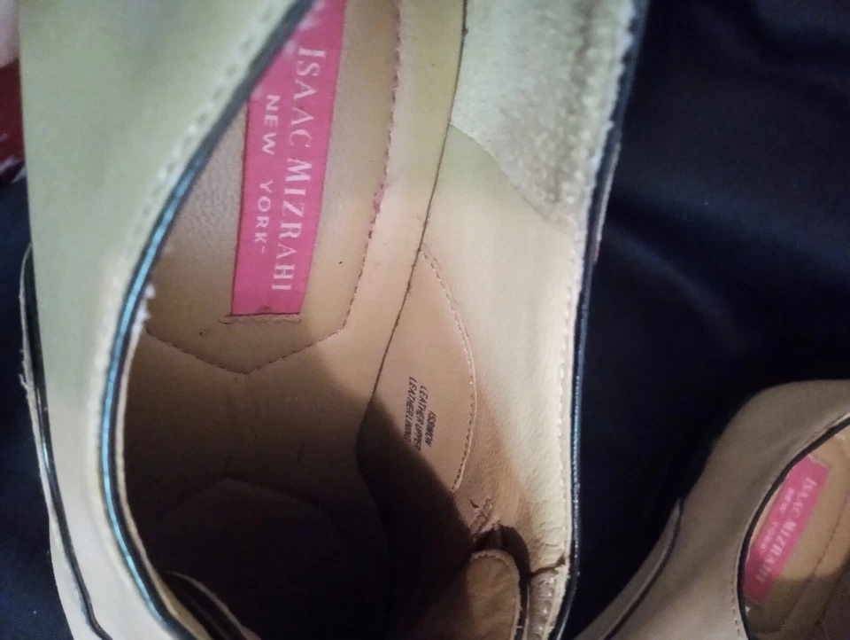 Isaac Mizrahi Slip On Loafers Size 6 Leather - Image 3 of 4