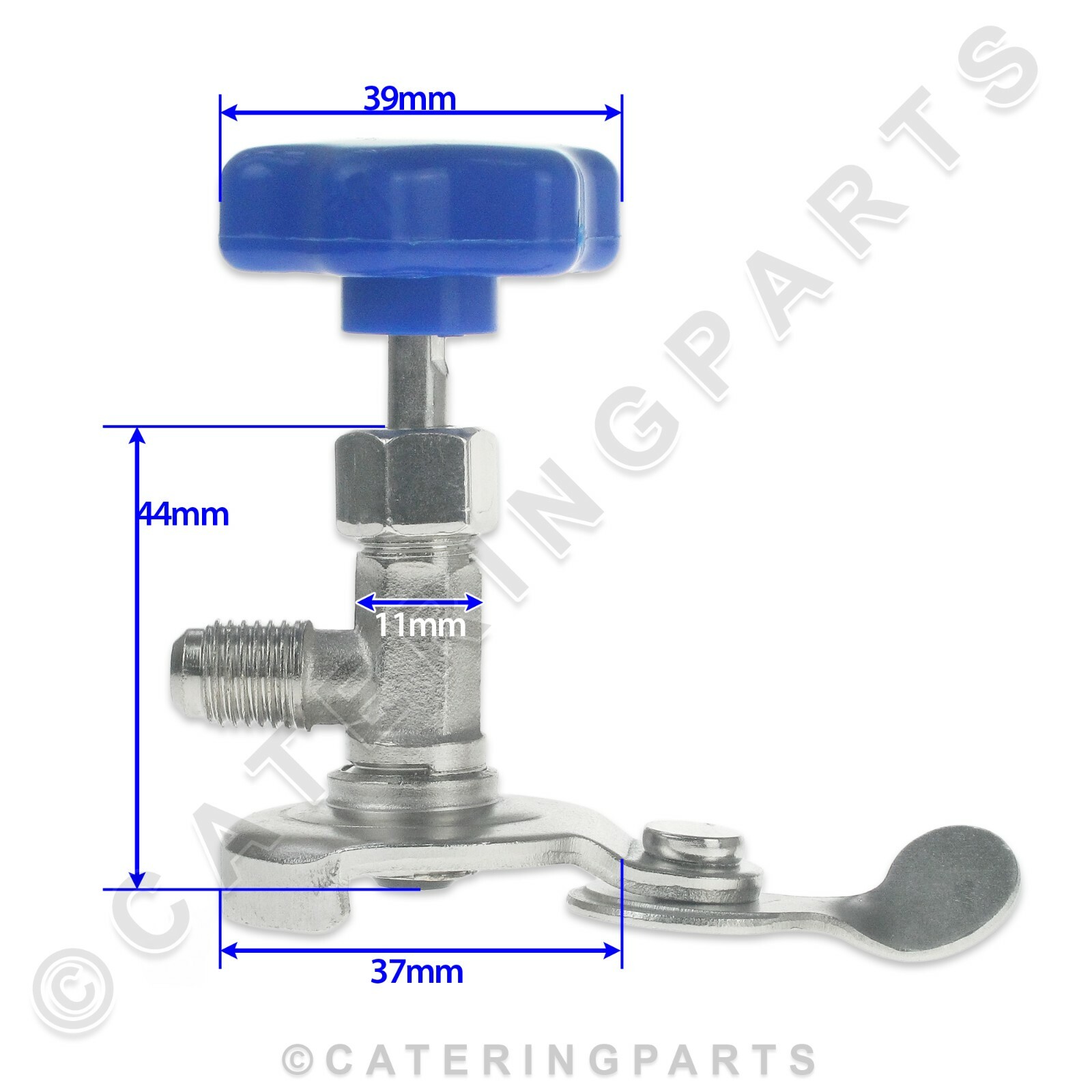 CLAMPED STYLE PIERCING VALVE REFRIGERANT FRIDGE FREEZER R600a GAS