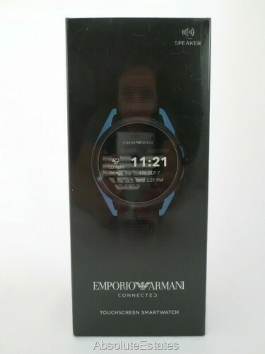 Emporio Armani Smartwatch 3 44mm Black Men's Smartwatch for sale online |  eBay