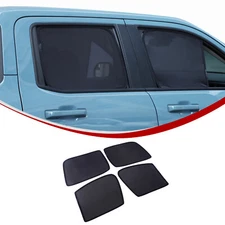 Side Window Screen Mesh Sun Shade Visor Cover For Ford Maverick 2022-2025 4PCS