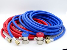 F&uuml;llset Serviceschlauchsatz 7500 mm Adapter HD ND f&uuml;r Klimaserviceger&auml;te R134a