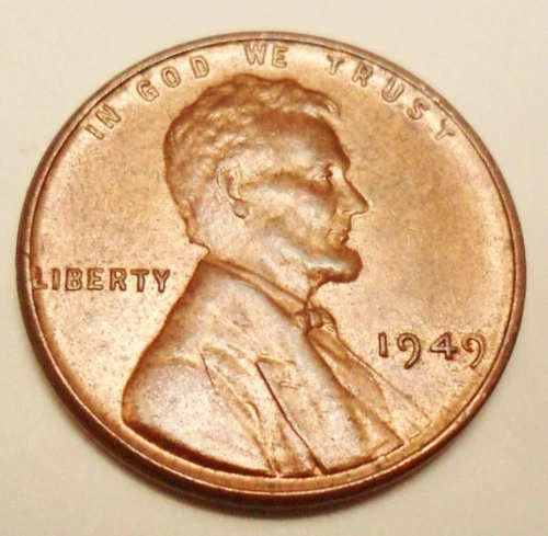 1949 P Lincoln Wheat Cent / Penny *BU / MS RB - MINT STATE RED BROWN*  FREE SHIP