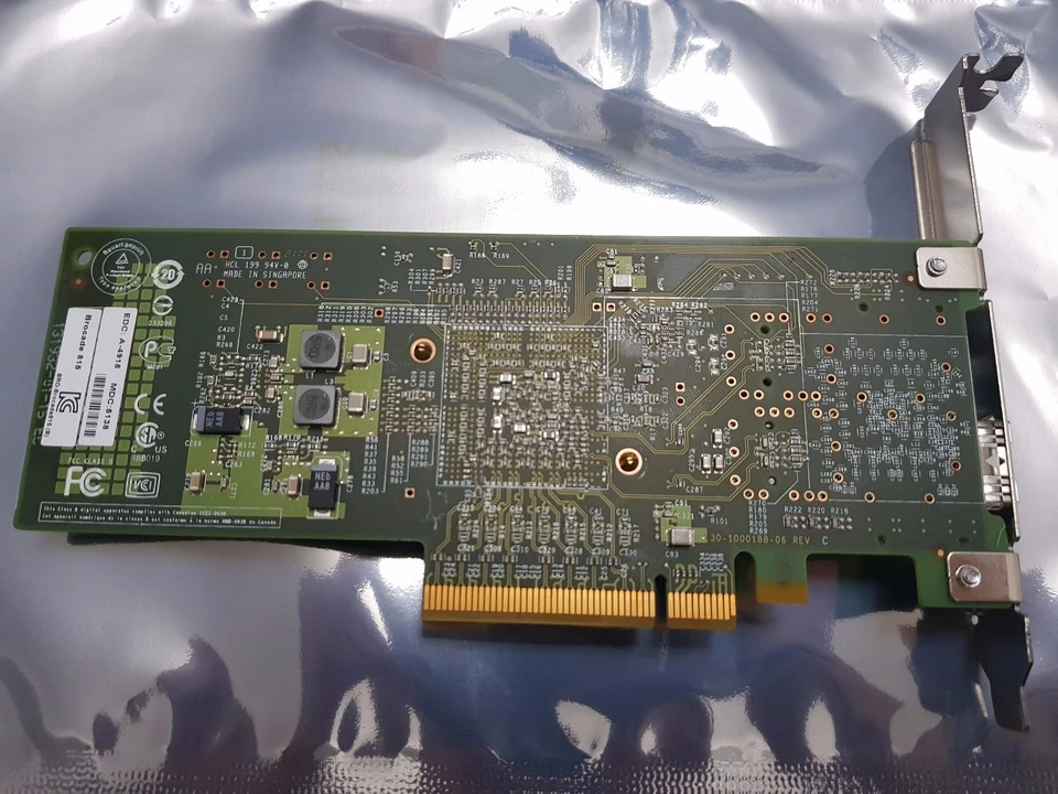 HP AP769-60001 571520-001 Brocade 815 8GFC 8G Fibre Channel SFP PCI-e 2.0 x8 - Image 2 of 4