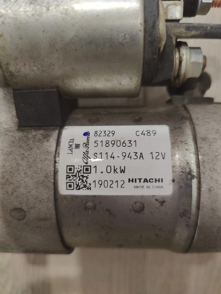 MOTOR DE ARRANQUE ORIGINAL FIAT 500 ABARTH 595 2015-2024 1.4 TURBO GASOLINA 51890631 ~ - Imagen 2 de 4