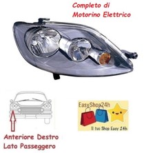FARO FANALE PROIETTORE ANTERIORE DX PER VOLKSWAGEN GOLF PLUS 5M1 2005 09 DESTRO