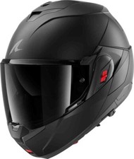 CASCO MODULARE SHARK OXO DARK SHADOW MATT BLACK + VISIERA MENTONIERA 180° TG S