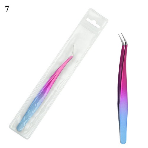 Professional Eyelashes Tweezers Lashes Extension Stainless Steel Tweezers✔ - Bild 48 von 49