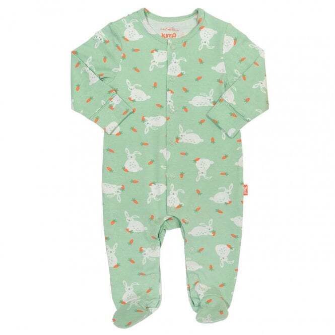 Kite Clothing Organic Cotton Baby Sleepsuit Baby Bun UK