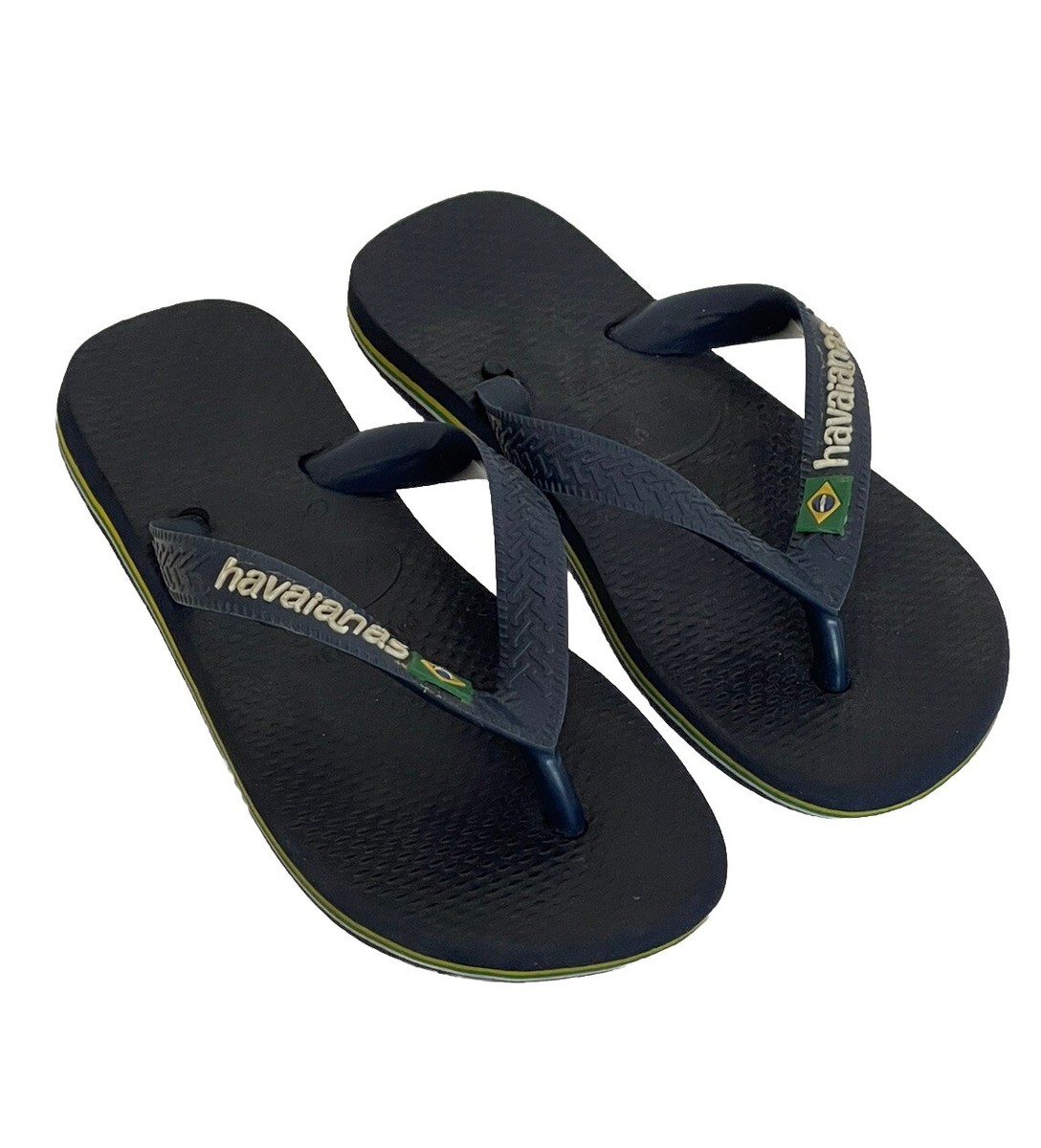 Havaianas Brasil Men Black Flip Flops Brazil Flag Sandals USA 12 EUR 47/8 Havaianas Brazil Flip Flops | Shopbop main image 3