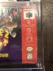 Rampage 2 Universal Tour SEALED N64 Wata 5.0 A Nintendo Vintage Not VGA CGC 90s