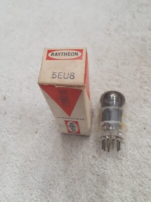 NOS Raytheon 5EU8 Vacuum tube