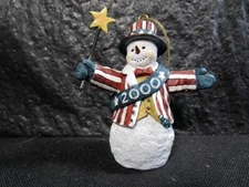 LANG AND WISE  " SNOWMAN "  ORNAMENT  IN BOX 