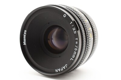 マミヤ Mamiya G 75mm F3.5 L Near Mint] Mamiya G 75mm f3.5 L Lens For New Mamiya 6 From