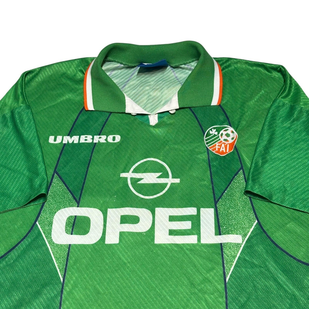 Ireland Home Football Shirt 1994/95 Adults Large L Umbro Vintage
