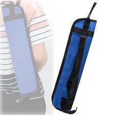 Universal Drum Stick Bag Blue Drumstick Case Holder for All Drumsticks and Pe...