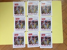 9 SOBRES CON CROMOS Cartas STAR