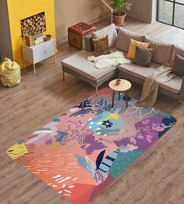 3D Graffiti Spend ZHUA1725 Game Non Slip Rug Mat Photo Carpet Zoe