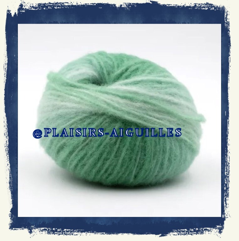 Laine PHIL GLAMOUR AMANDE le lot de 7 pelotes pour tricoter un gilet cocooning fait main