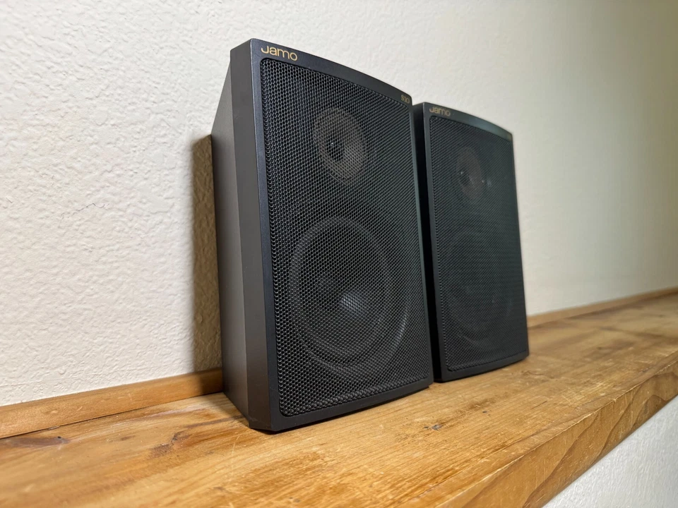 JAMO S10 Bookshelf Speakers HiFi Stereo Compact Home Audio Vintage 2-Way Black - Image 2 of 4