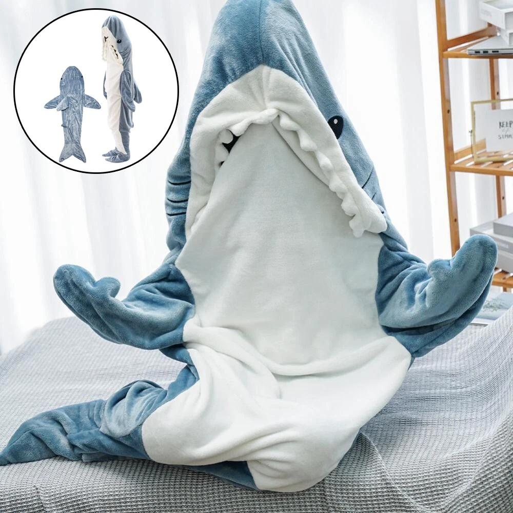 Cartoon Shark Sleeping Bag Pajamas For Kids and Teens eBay