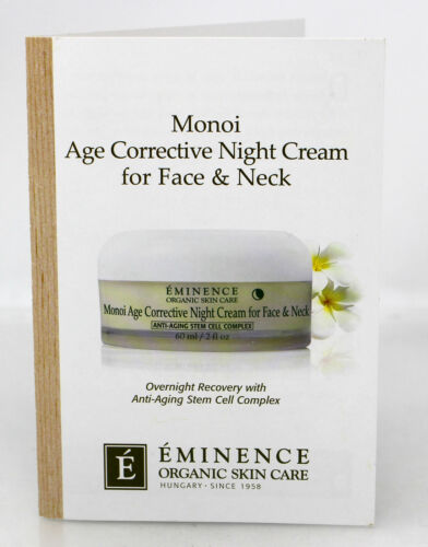Eminence Organic Monoi Age Corrective Night Cream Sample Size