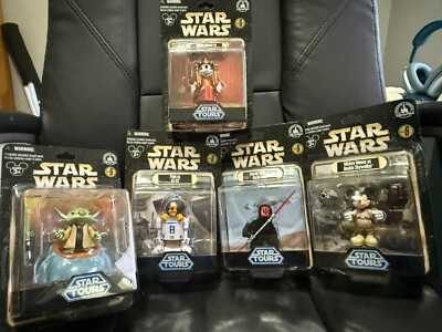 2012 Star Wars Disney Star Tours Series 6 Figures Complete Set