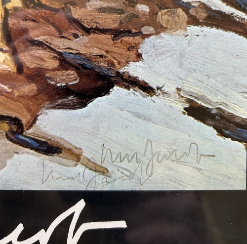 Ned Jacob Exhibit Poster Whitney Gallery of Western Art Signed 1976 - Picture 4 of 6