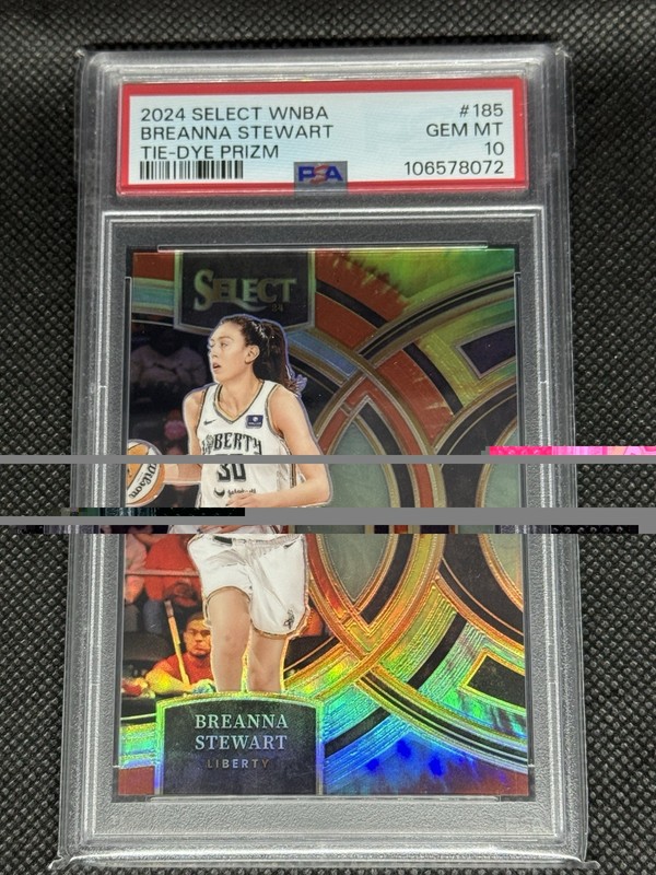 2024 Panini Select WNBA - Premier Level Breanna Stewart #185 Tie Dye /25 PSA 10