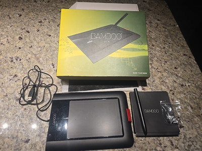Bamboo Wacom Tablet With Pen In Original Packaging Model CLT460
