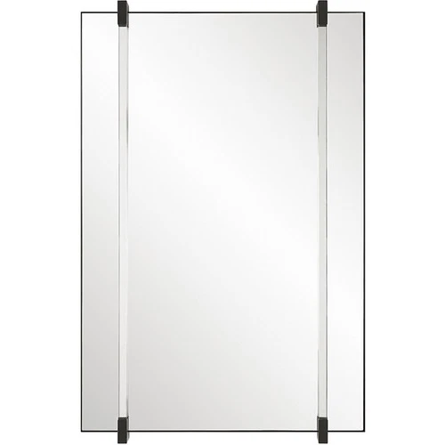 Uttermost 09937 Ladonna 37.38 X 24.25 inch Matte Black and Acrylic Rods Mirror - Picture 1 of 6